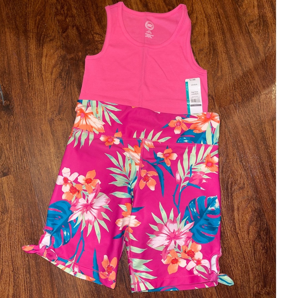 Girls 10/12 Shorts & Tank top bundle
